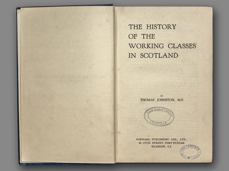 The History of the Working Classes in Scotland